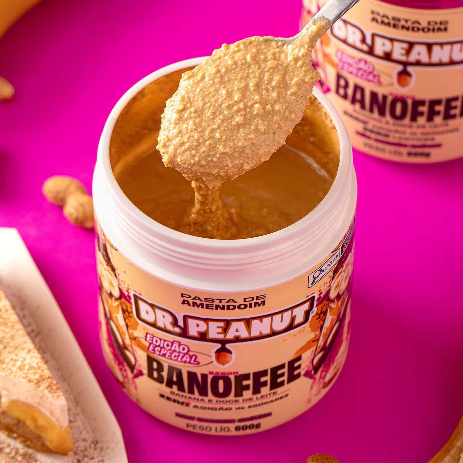 Combo Duda Guerra - 2 pastas de 600g sabor Cookies & Cream e Banoffee