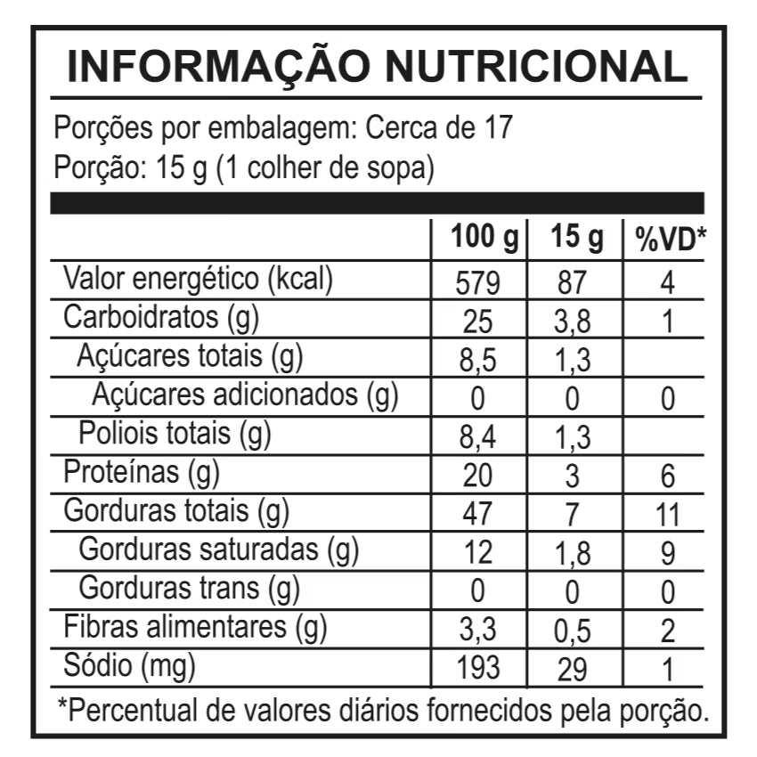 Pasta de amendoim sabor Leite em Pó 250g