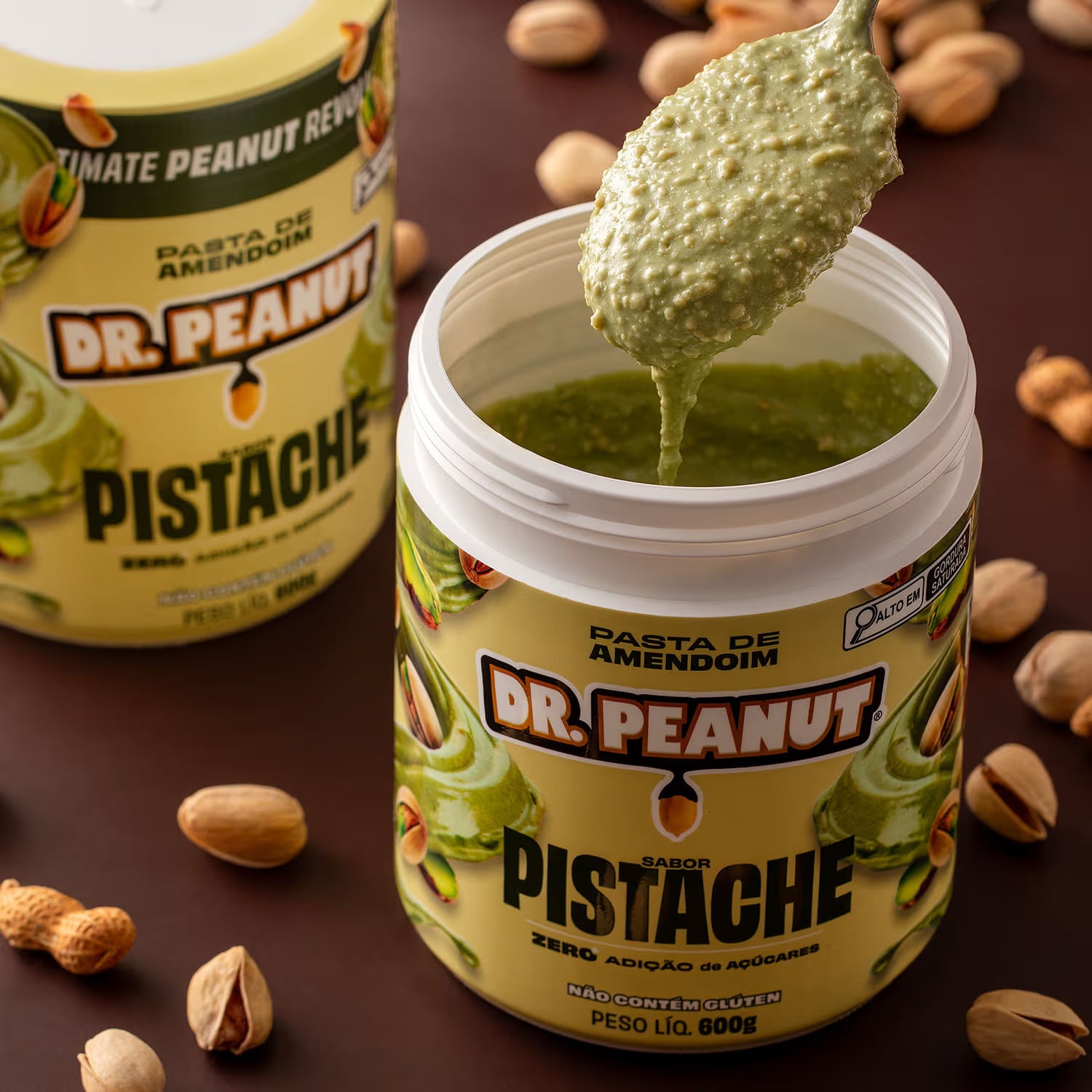 Pasta de amendoim sabor Pistache 600g