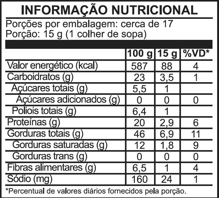 Pasta de amendoim sabor Avelã 250g
